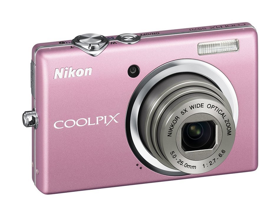 Nikon Coolpix S570 12MP Digital Camera with 5x Wide Angle Optical ...