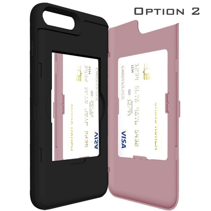 iPhone 7 Plus Case, SKINU [EUREKA] [Metal Slate] [Shockproof] [Dual Layer] [Card Slot] [Drop Protection] [Wallet... N8