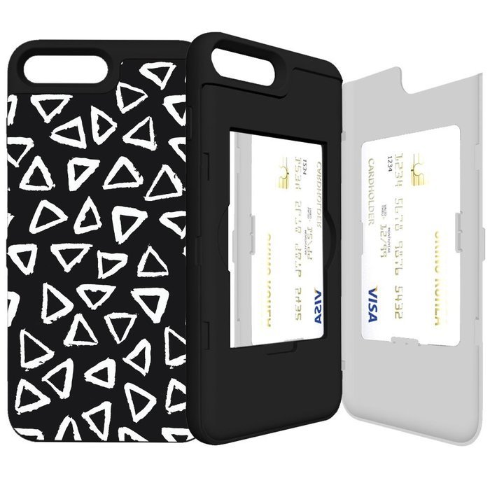 iPhone 7 Plus Case, SKINU [EUREKA] [Metal Slate] [Shockproof] [Dual Layer] [Card Slot] [Drop Protection] [Wallet... N9