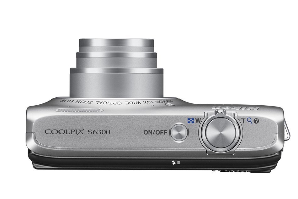 Nikon COOLPIX S6300 16 MP Digital Camera with 10x Zoom NIKKOR Glass Lens and Full HD 1080p Video (Black) N20