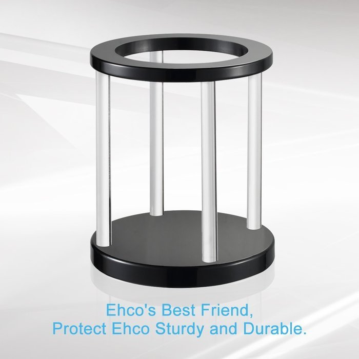 eveco Acrylic Speaker Guard Enhanced Strength and Stability for Amazon Echo Speaker and UE Boom speaker (Blue) N2