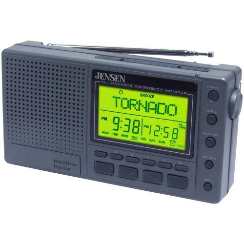 JENSEN SRWS1000 AM/FM Weather Radio with Marine Forecast
