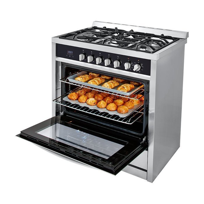 Haier HCR6250ADS 36" Dual Fuel 3.8 Cu. Ft. Capacity Freestanding Range in Stainless Steel N3