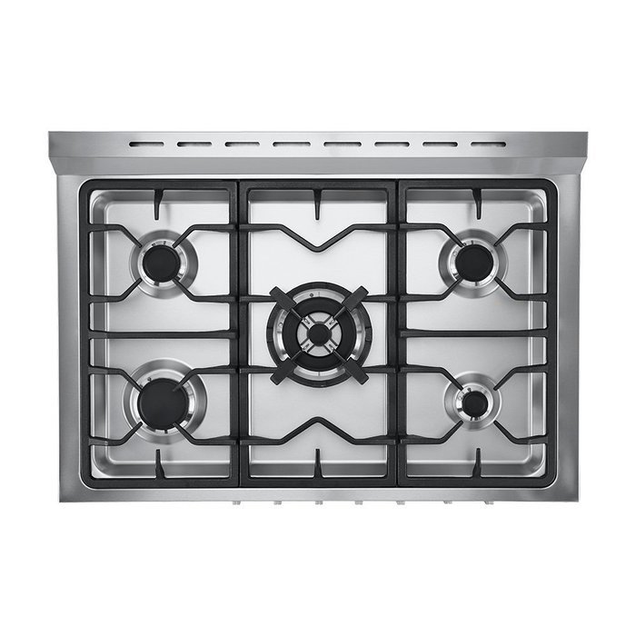 Haier HCR6250ADS 36" Dual Fuel 3.8 Cu. Ft. Capacity Freestanding Range in Stainless Steel N4
