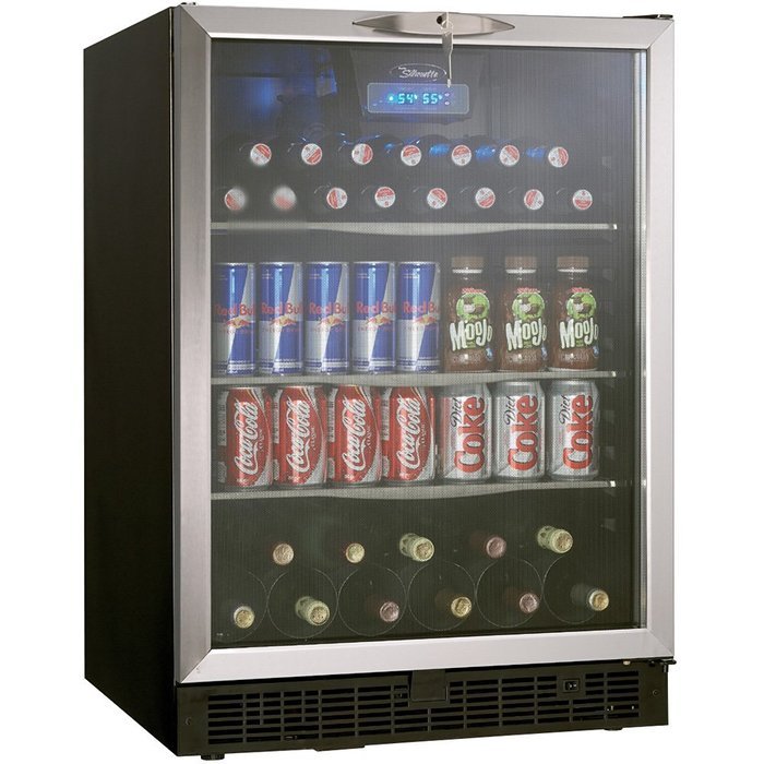 Danby DBC514BLS 5.3 Cu. Ft. Silhouette Beverage Center - Black/Stainless N2