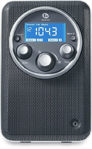 Boston Acoustics HSOLOMDNT Horizon Solo AM/FM Radio With Auxiliary Input (Midnight) (Discontinued by Manufacturer)