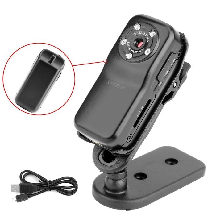 WISE UP 1920x1080P HD Mini Action DV Sports Camera Waterproof DV Camcorder