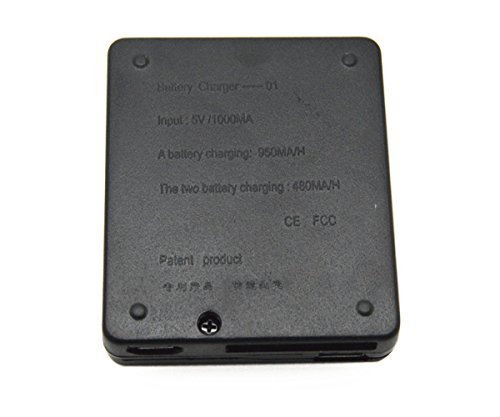 ProGear USB, iPhone, And Android Dual Battery Charger For GoPro Hero 3+/3 Compatible With Cell phone Chargers N4