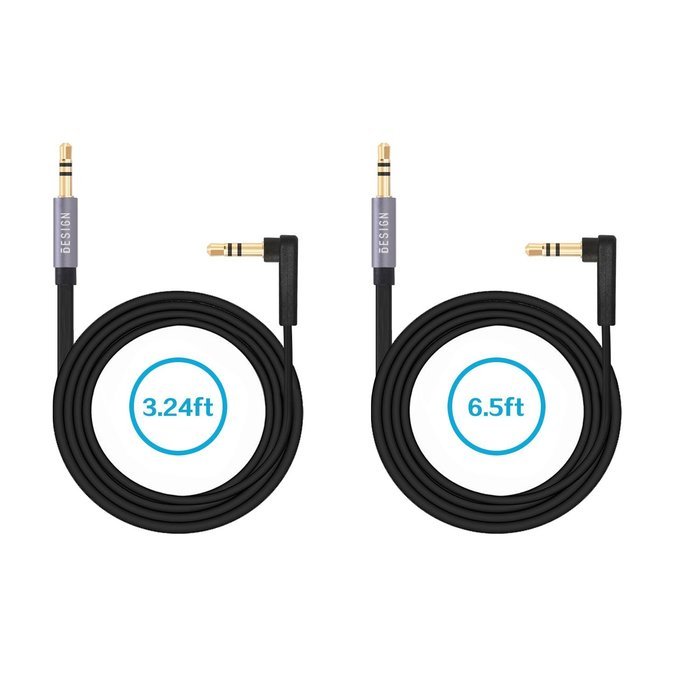 Besign 2-Pack 3.5mm Female to 2 Male Headphone Mic Audio Y Splitter Cable with Separate Headphone / Microphone... N18