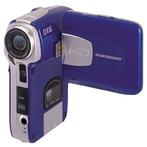 DXG 579V Blue Hi-Def Pocket Camcorder (Discontinued by Manufacturer)