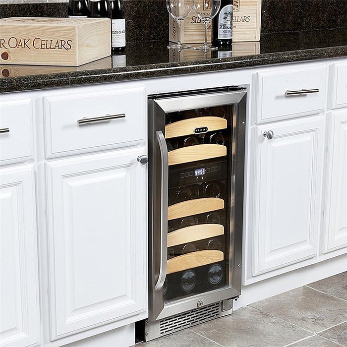 Whynter BWR-281DZ Dual Zone Built-In Wine Refrigerator, 28-Bottle N7