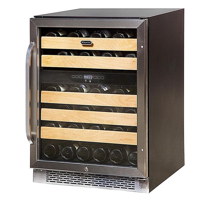 Whynter BWR-281DZ Dual Zone Built-In Wine Refrigerator, 28-Bottle N9
