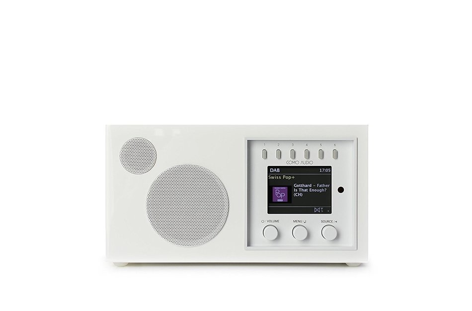 Como Audio Solo Wireless Speaker, Piano White N2
