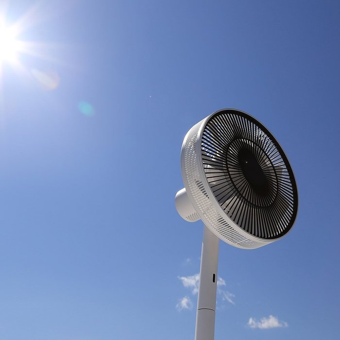 Barumyuda Dc Motor Energy Saving Fan Greenfan Japan (Japan Fan Green) White &times; Black Egf-1500-wk Made ​​In Japan N6