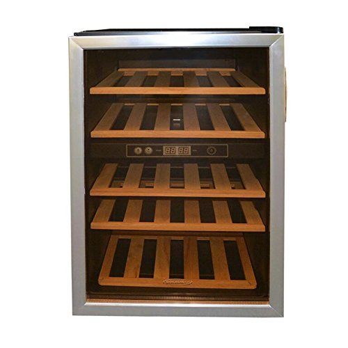 Soleus WKD5 Dual-Zone Wine Cooler, Black N3