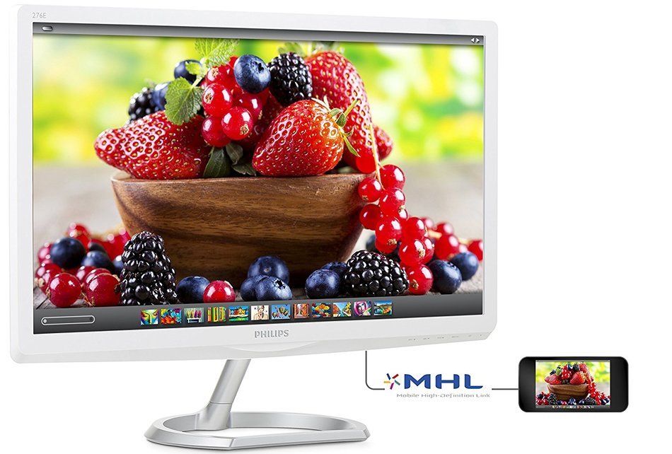Philips 276E6ADSS 27-Inch Class IPS Quantum Dot Technology / Adobe RGB LED-Lit Monitor, Full... N6