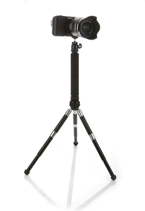Veho VCC-A019-MP DuoPod Compact Multifunction Tripod and Monopod for Action Cameras and Digital Cameras N55