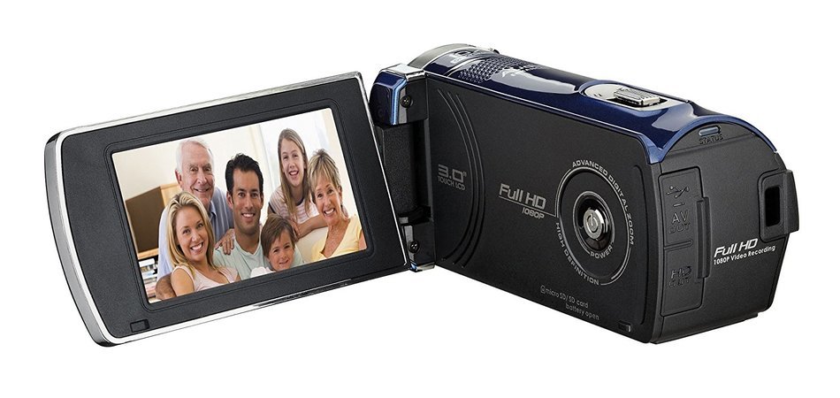 Bell+Howell Cinema DV12HDZ-BLC 1080p Full HD Video Camcorder with 10x Optical Zoom and 3-Inch LCD (Blue) N2