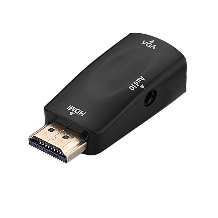 SIENOC HDMI Female to VGA Female Video adapter Color Black