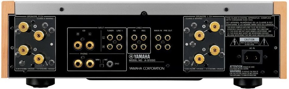 Yamaha A-S1000BL Natural Sound Integrated Stereo Amplifier (Black) N2