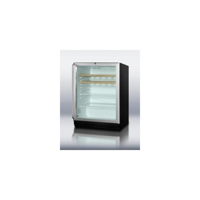 Summit SCR600BLBISHWOADA 24" Stainless Steel Undercounter Built-In Beverage Center - Right Hinge N2
