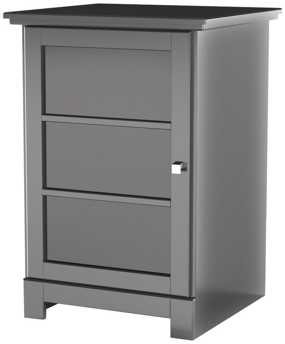 Pinnacle 1-Door Audio Tower 101706 from Nexera - Black N2