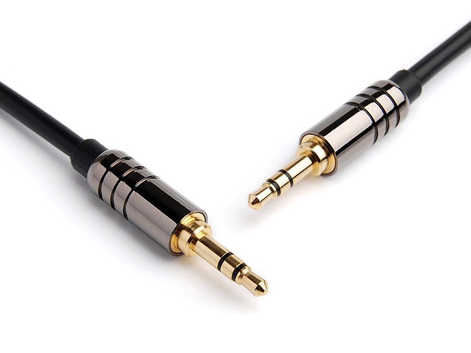 BlueRigger 3.5mm Male to Male Stereo Audio Cable - Supports iPhone, iPod, iPad, Kindle Fire, Android and other... N7
