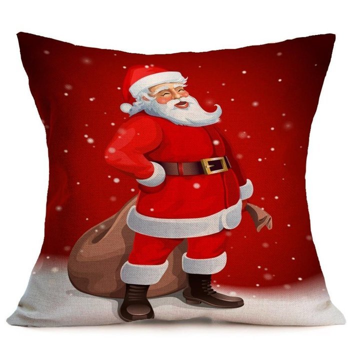 Pillow Cover,Haoricu Vintage Christmas Cartoon Smowman Penguin Sofa Bed Home Decoration Festival Pillow Case Cushion... N19