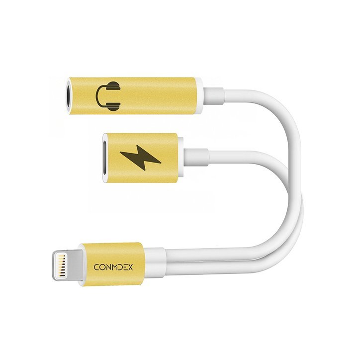 Lightning to 3.5 Male AUX Stereo Adapter Cable CONMDEX iPhone 7/7 Plus Car Male to Male Auxiliary Audio Adapter... N2
