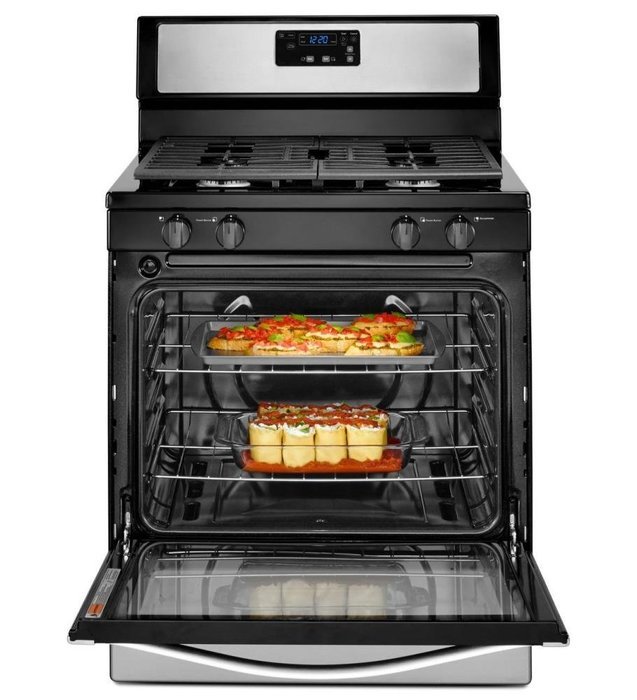Whirlpool WFG320M0BS 30" Stainless Steel Gas Sealed Burner Range N3