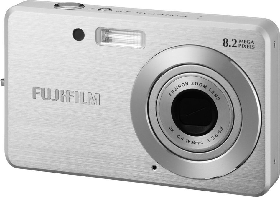 Fujifilm Finepix J10 8.2MP Digital Camera with 3x Optical Zoom (Brushed
