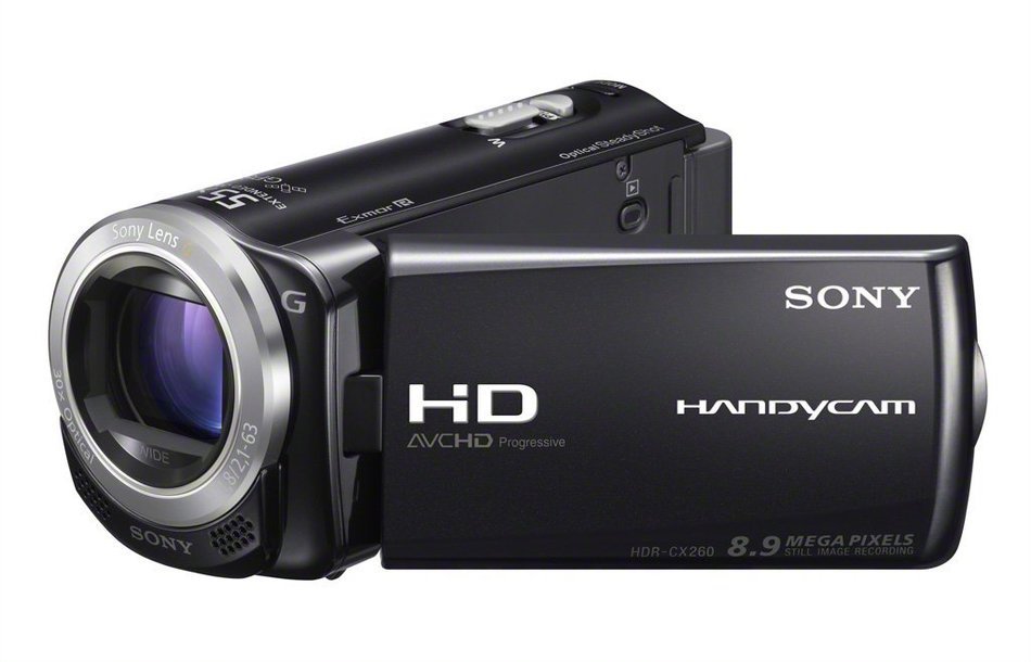 Sony HDR-CX260V High Definition Handycam 8.9 MP Camcorder with 30x Optical Zoom and 16 GB Embedded Memory (Black... N6