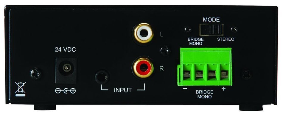 Dayton AudioDA30 2x15W Class D Bridgeable Mini Amplifier (Black) N4