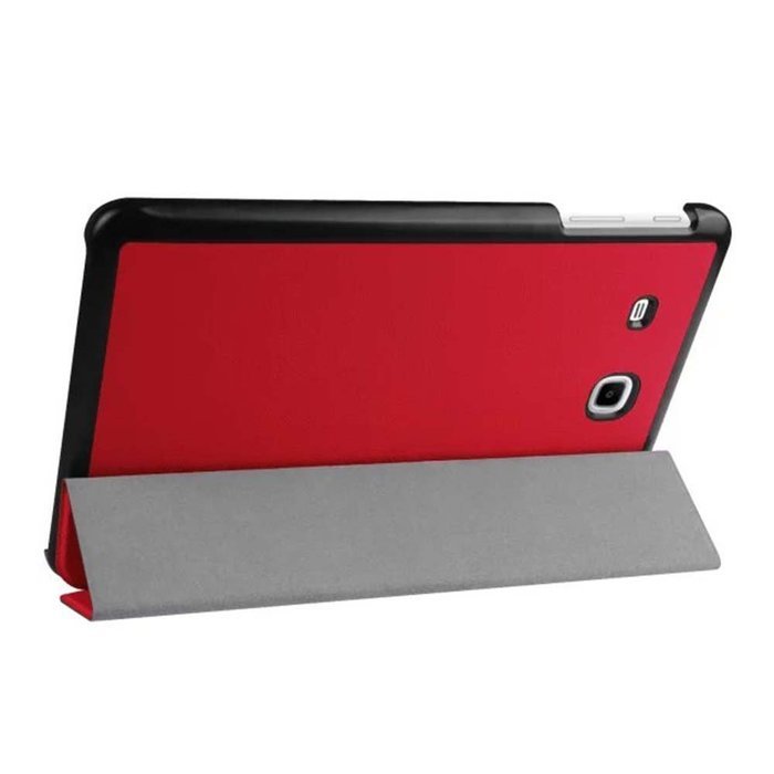Generic Case for Galaxy Tab E 9.6-Inch T560 T561, 360 degree rotation PU Leather Slim Protective Case Cover (black) N44