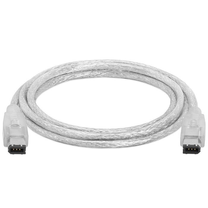 Cmple - IEEE-1394 FireWire iLink DV Cable 6P-6P M/M -15ft (BLACK) N3