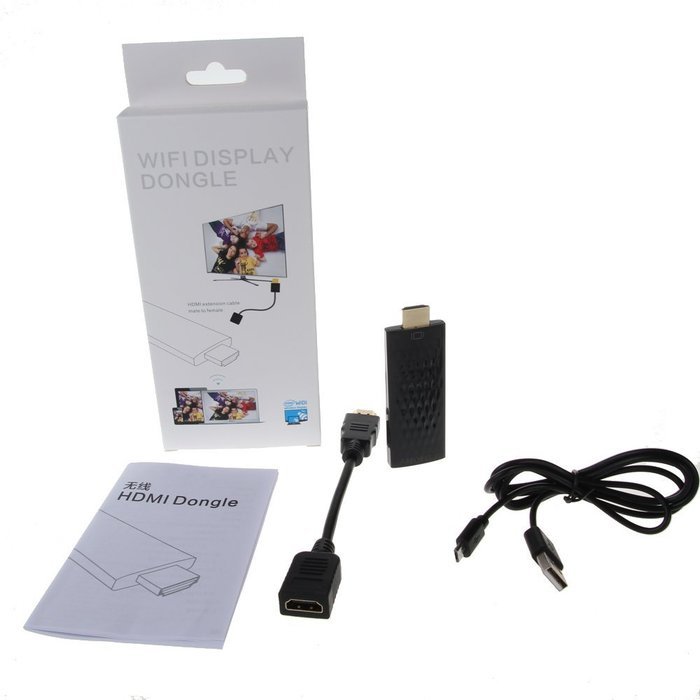 AMOITEC Wireless Wifi HDMI Display Dongle Adapter Support Mirror Function Airplay for iPhone 4/5/6 plus ipad mini... N3