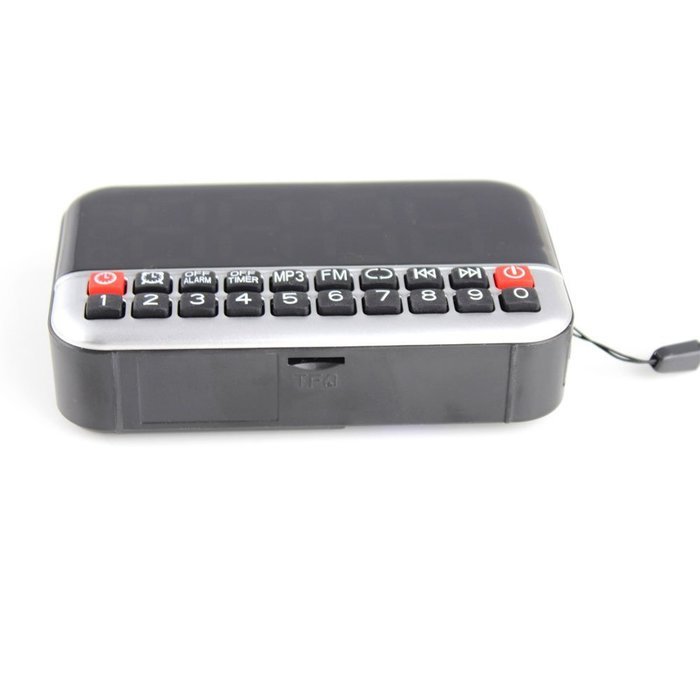 Longruner Portable Fm Radio USB Mini Speakers Mp3 Music Player Tf Card Reader (L63) N12