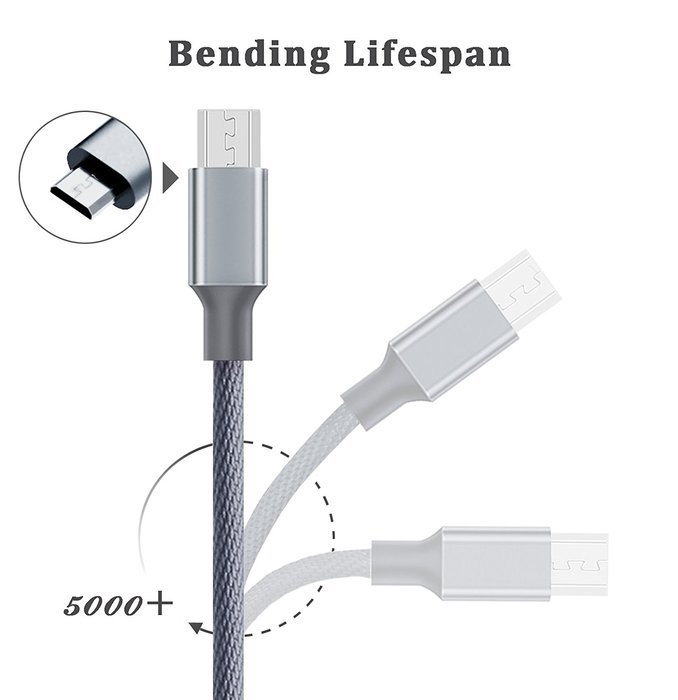 Nikolable iPhone cable 2pcs Lightning to USB Cable, 10ft Charging and Syncing Cable for iPhone, iPhone 7 7Plus... N6