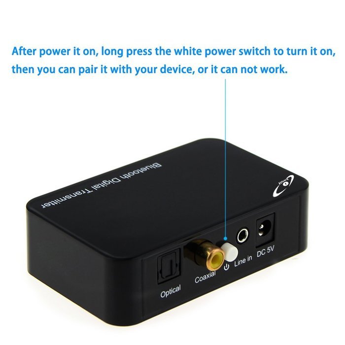 Awolf Bluetooth Wireless Optical Digital Audio Receiver Music Streaming Audio Adapter N2