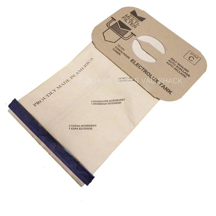 48 Electrolux Tank Type C Canister Vacuum Cleaner Bags 4 Ply Made in USA
