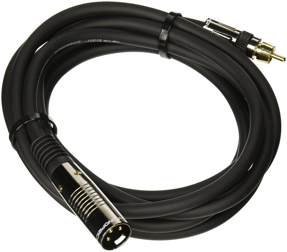 Monoprice Feet Premier Series Xlr Male To Rca Male Awg