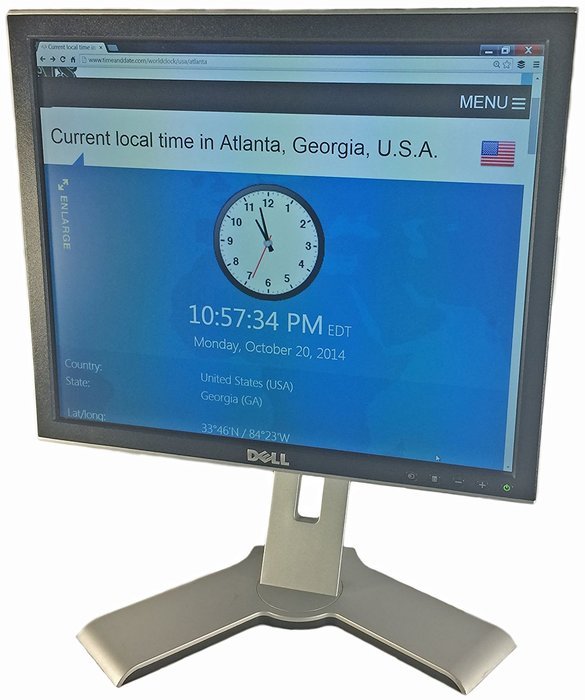 17" Dell 1707FPT DVI LCD Monitor w/USB Hub (Silver) N2