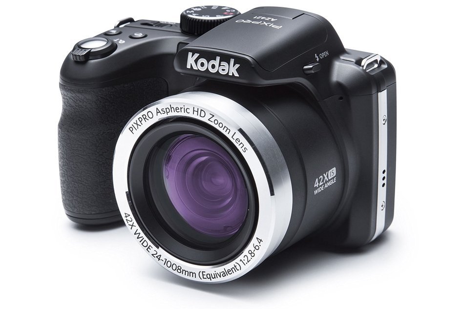 Kodak PIXPRO Astro Zoom AZ421 16 MP Digital Camera with 42X Opitcal Zoom and 3" LCD Screen (White) N10