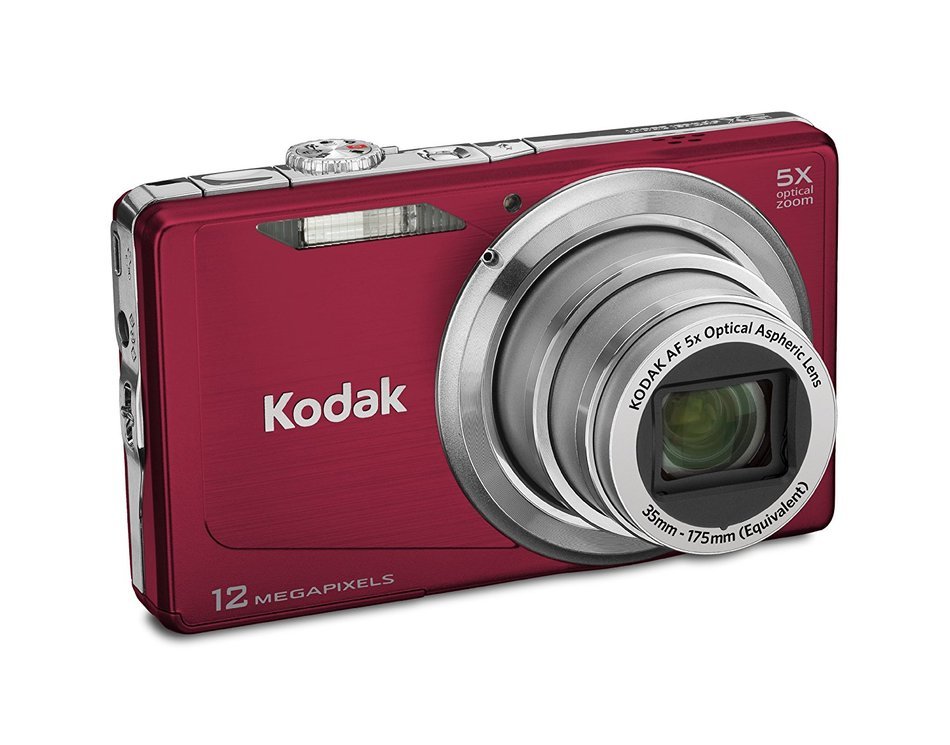 Kodak Easyshare M381 12.4MP Digital Camera with 5x Optical Zoom and 3-inch LCD (Red) N3