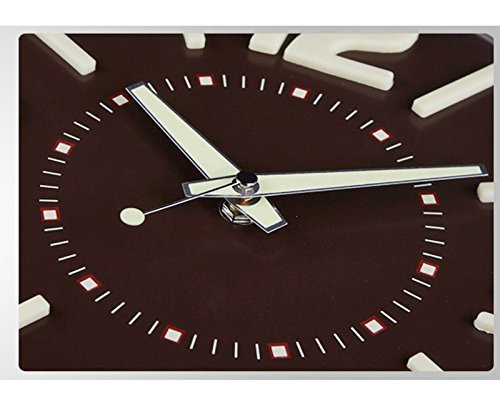 Glow in Dark 12 inch Modern Wall Clock Brief Style Silent Non Ticking Living Room Wall Watch N4