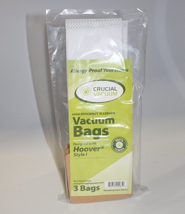 16 Hoover Platinum Combo Bags, 8 Hoover Platinum Type Q and 8 Hoover Platinum Type I High Efficiency Allergy Filtration... N3