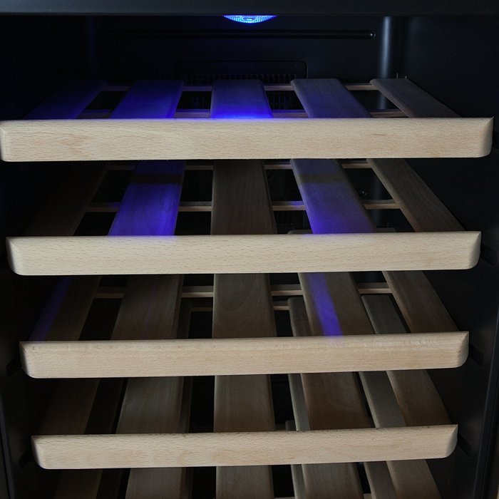 AKDY&reg; 28 Bottle Single Zone Thermoelectric Freestanding Wine Cooler Cellar Chiller Refrigerator Fridge Quiet Operation N6