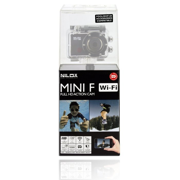 Nilox MINI F Wi-Fi - action camera - storage: flash card N4