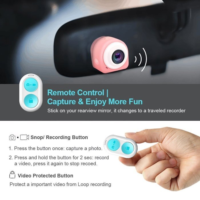 Homestec WiFi Mini Lifestyle Video Camera- Sport Action DV HD 1080P Camcorder 8 Mega Pixel COMS + 145&ordm; Wide Angle... N8