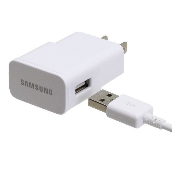 Original Samsung Charger for Galaxy Note Pro 12.2 LTE (Detachable White Data Cord)